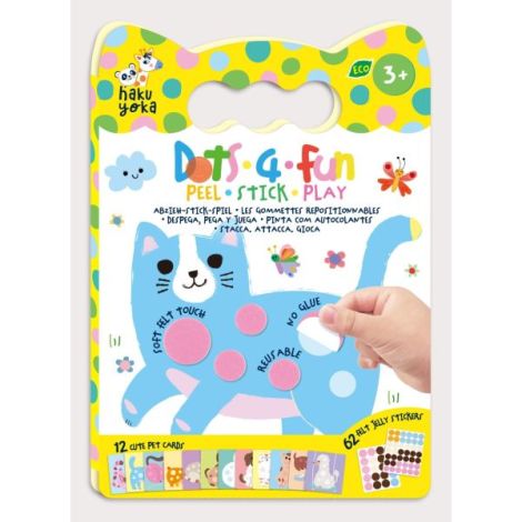 Set creativ Dezlipeste-Lipeste-Joaca-te, Dots4Fun - Animale de ferma - imagine 11